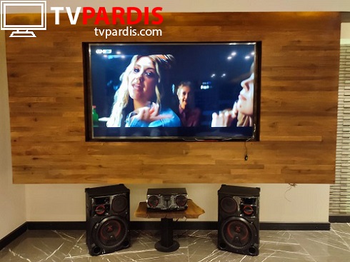 نصب تلویزیون 75 اینچ جی پلاس دیواری